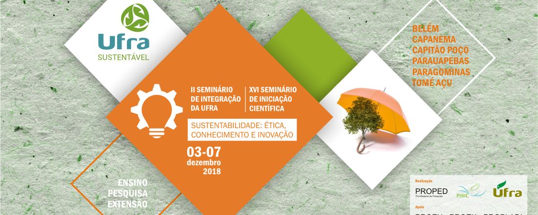 II Seminário de Integração da UFRA e XVI Seminário Anual de Iniciação Cientifica da UFRA _ PARAUAPEBAS