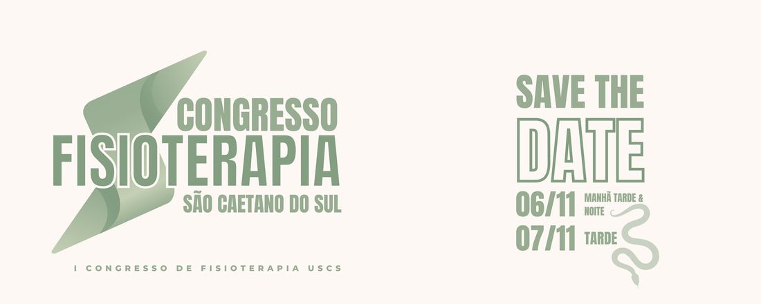 I Congresso de Fisioterapia da Universidade Municipal de São Caetano do Sul