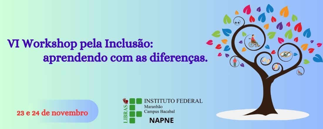 VI Workshop pela Inclusão: Aprendendo com as diferenças!