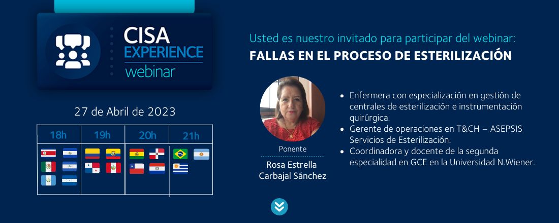 Cisa Experience Webinar - Fallas en el proceso de esterilización