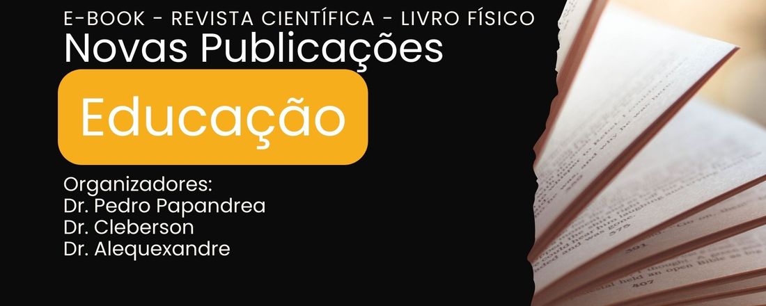 Novas Publicações - Livro na Área de Educação