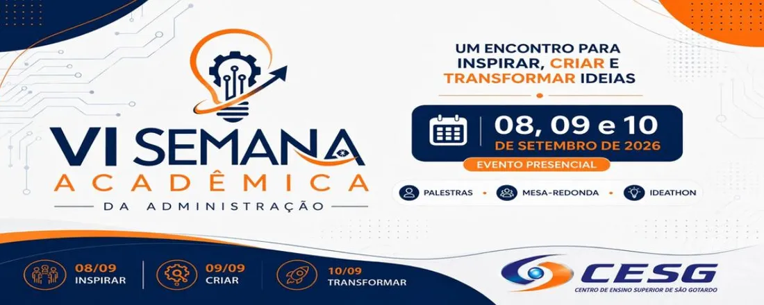 VI Semana Acadêmica da Administração - CESG
