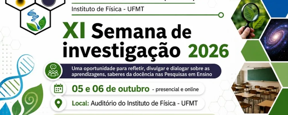 XI Semana de investigação do PPGECN/UFMT