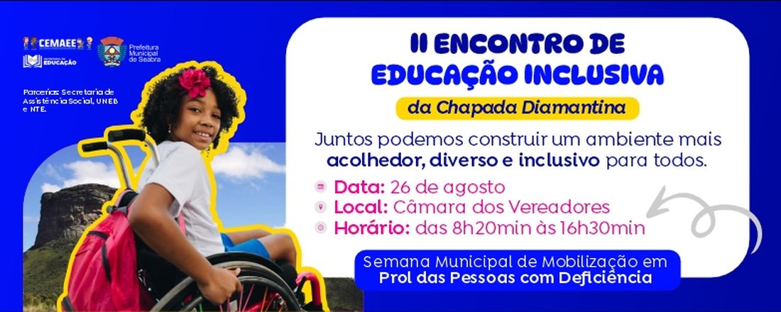 II Encontro de Educação Inclusiva da Chapada Diamantina