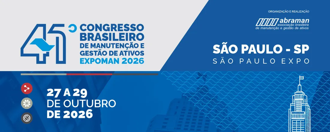41º CBMGA - Congresso Brasileiro de Manutenção e Gestão de Ativos