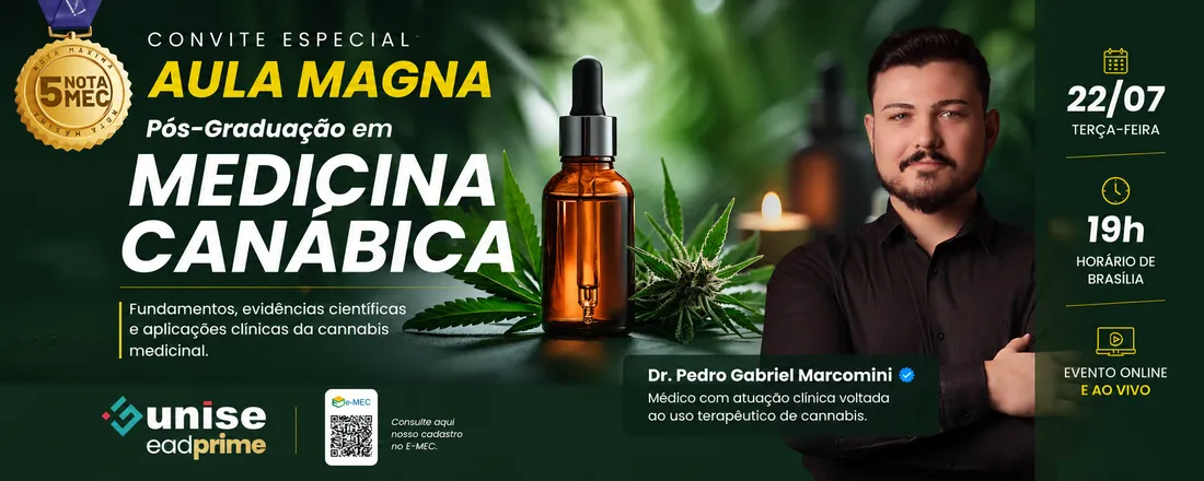 Aula Magna | Medicina Canábica: Ciência, Evidências e Prática Clínica