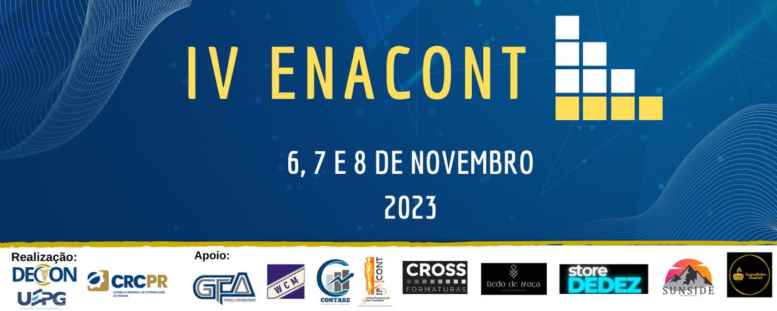 IV ENACONT - ENCONTRO ACADÊMICO DE CONTABILIDADE