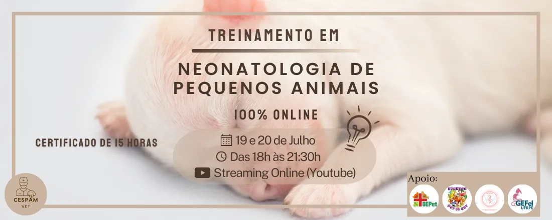 Treinamento em Neonatologia de Pequenos Animais