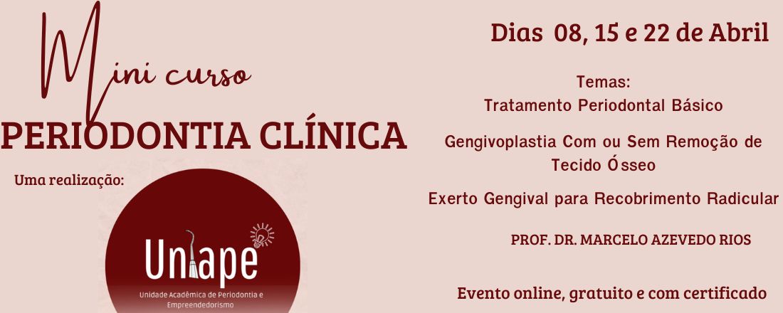 Mini Curso: PERIODONTIA CLÍNICA