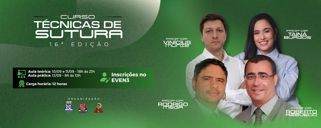 Curso de Técnicas de Sutura - CTS 26. 2
