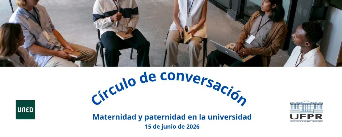 Cìrculo de conversación maternidad e paternidad en la universidad