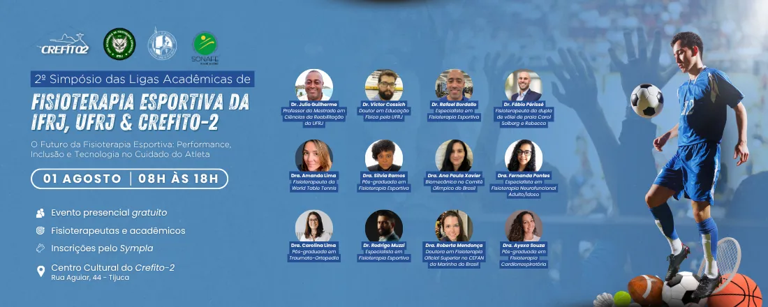 II Simpósio das Ligas Acadêmicas de Fisioterapia Esportiva - IFRJ e UFRJ & CREFITO-2