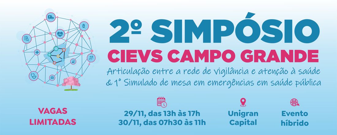 II Simpósio CIEVS Campo Grande: articulação entre a rede de vigilância e atenção à saúde & 1º Simulado de mesa em emergências em saúde pública