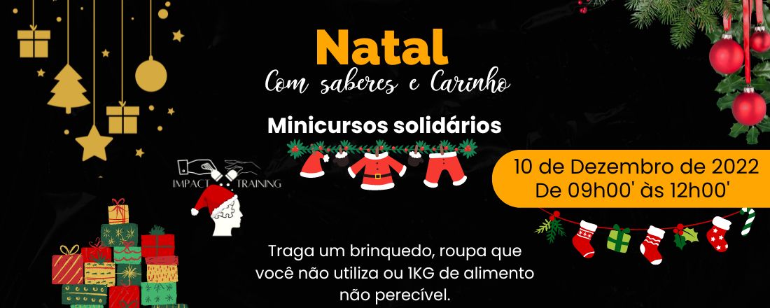 Natal com Saberes e Carinho