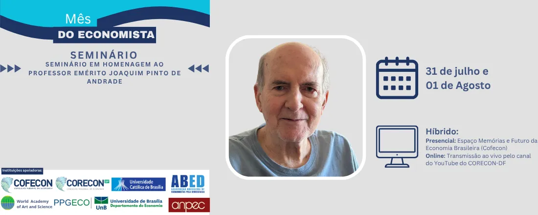 Seminário em homenagem ao professor emérito Joaquim Pinto de Andrade