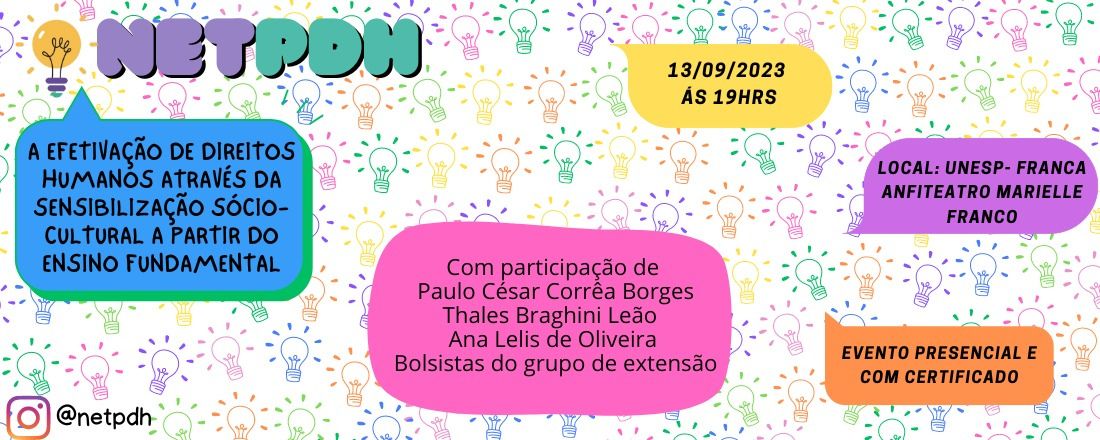 A efetivação de Direitos Humanos através da sensibilização sócio-cultural a partir do Ensino Fundamental