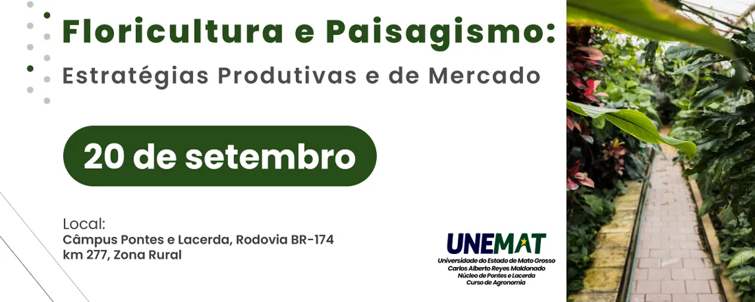 Floricultura e Paisagismo: Estratégias Produtivas e de Mercado