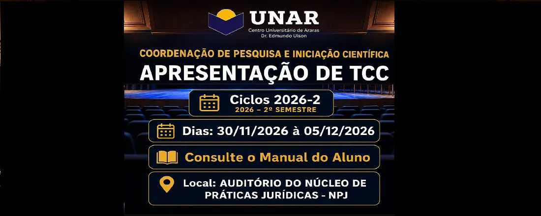APRESENTAÇÃO DE TCC