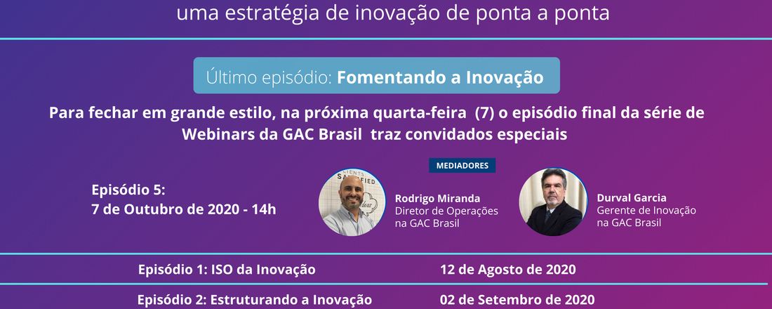 FOMENTANDO A INOVAÇÃO