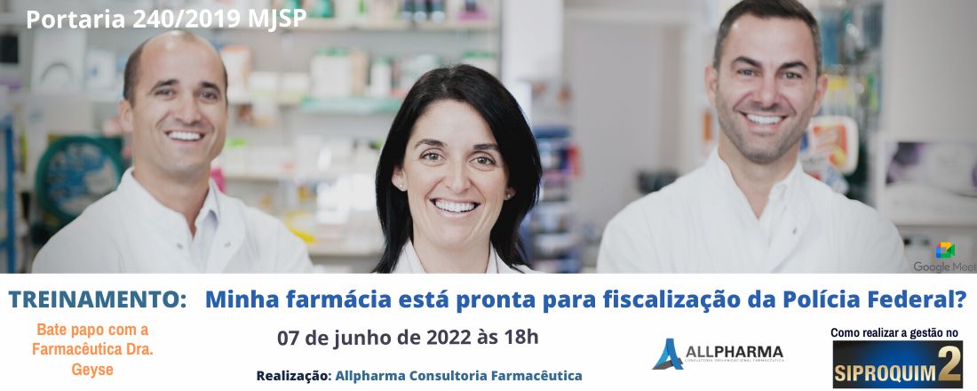 Portaria 240/2019 - Polícia Federal - Controle dos Produtos Químicos