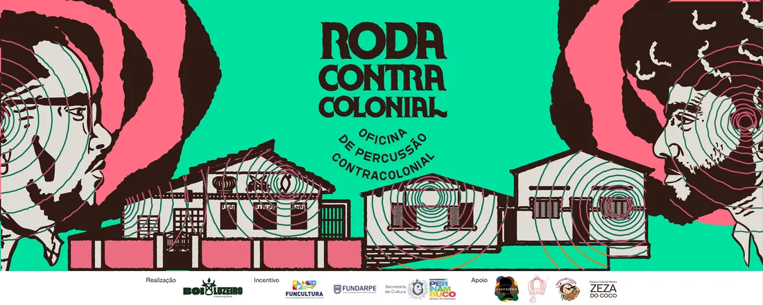 Roda Contracolonial - oficina de percussão contracolonial