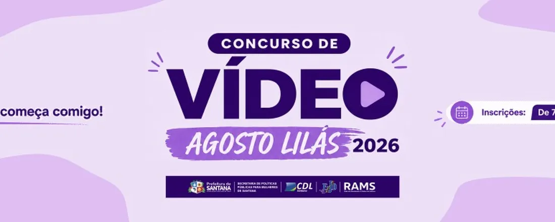 Concurso de VÍDEO AGOSTO LILÁS - 2026