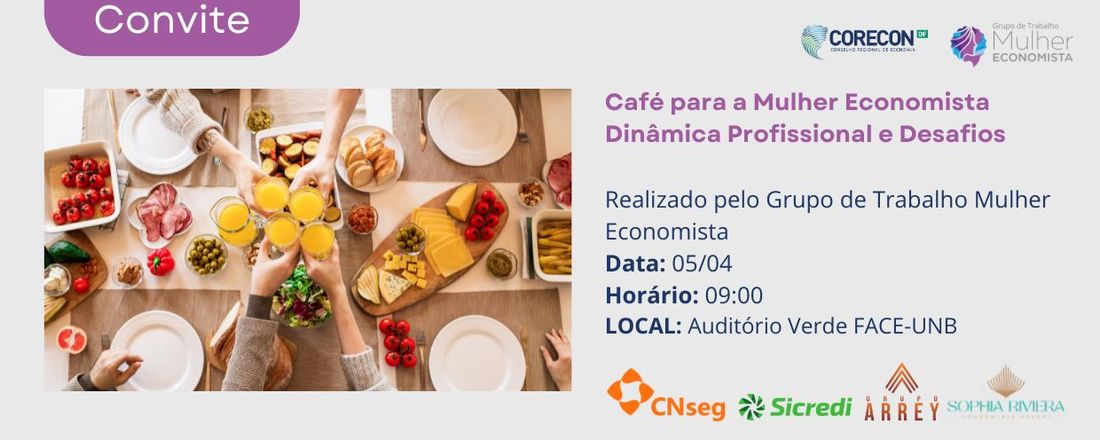 Café para a Mulher Economista - Dinâmica Profissional e Desafios