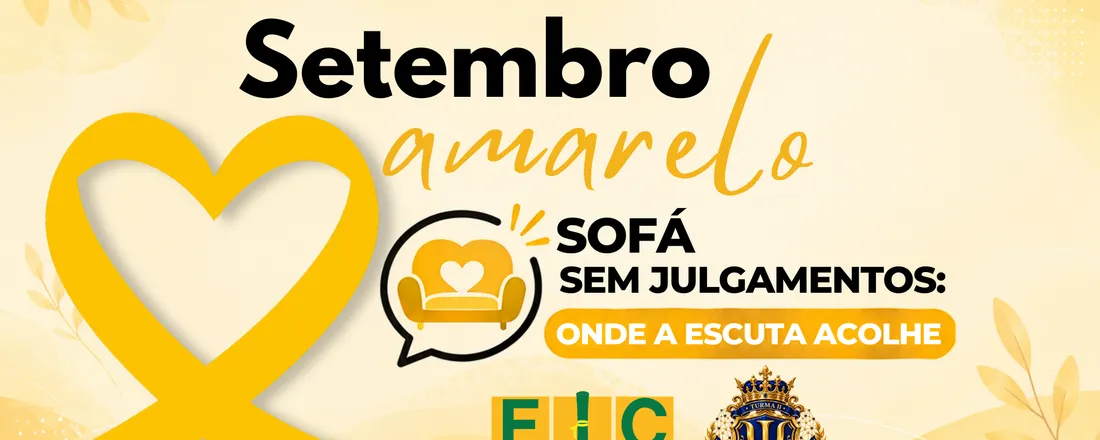 Setembro Amarelo - Sofá sem julgamentos - FIC
