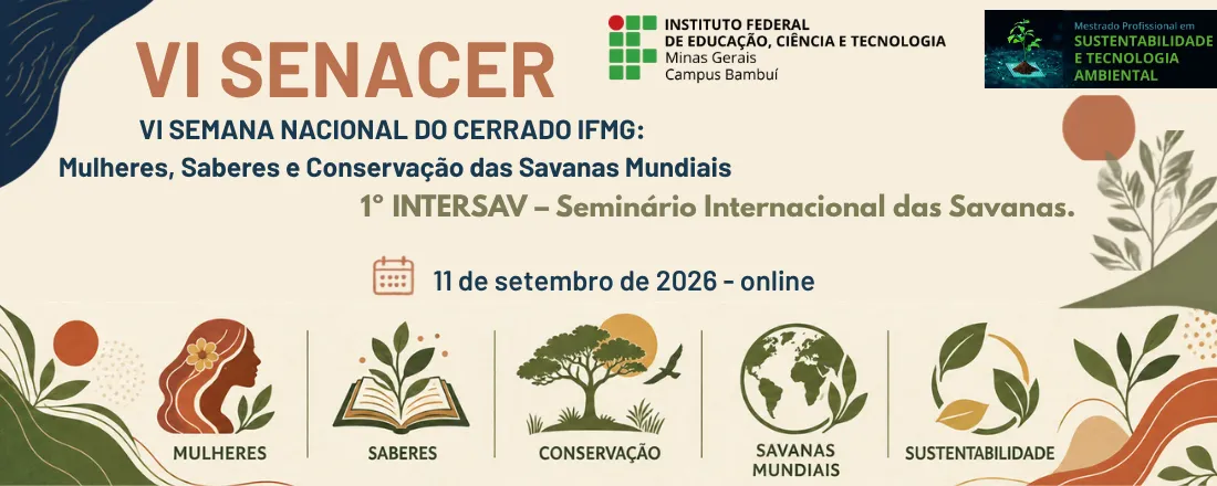 VI SENACER – VI Semana Nacional do Cerrado IFMG