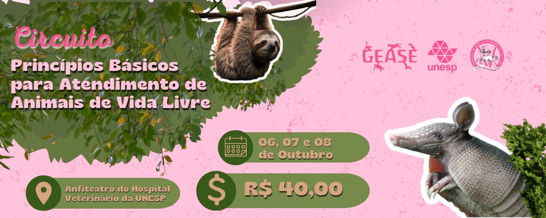 Circuito Online - Princípios Básicos para Atendimento de Animais de Vida Livres