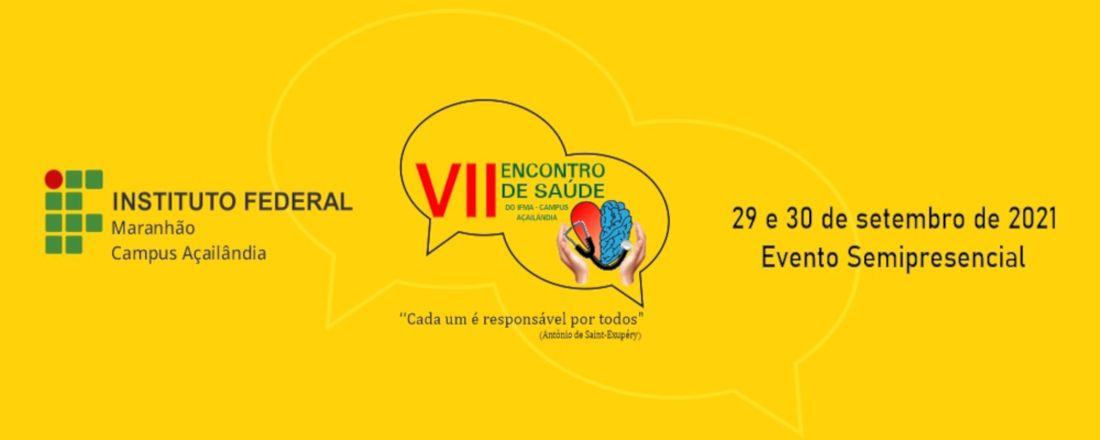 VII Encontro de Saúde IFMA - Campus Açailândia