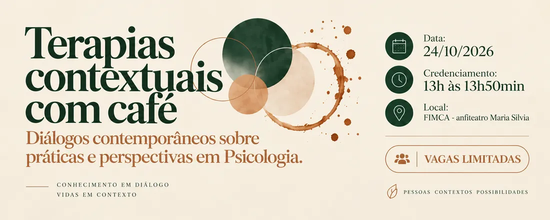 Terapias contextuais com café - Diálogos contemporâneos sobre práticas e perspectivas em Psicologia