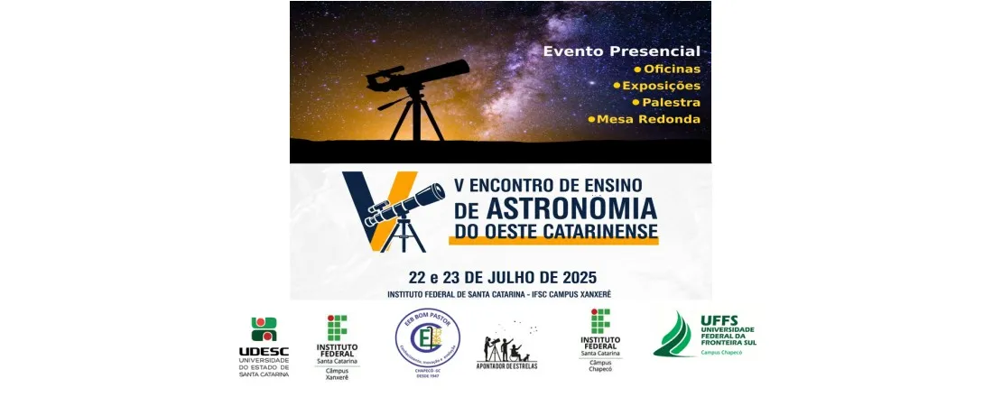 V Encontro de Ensino de Astronomia do Oeste Catarinense