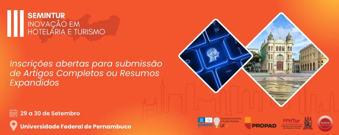 III Semintur - Inovação em Hotelaria e Turismo