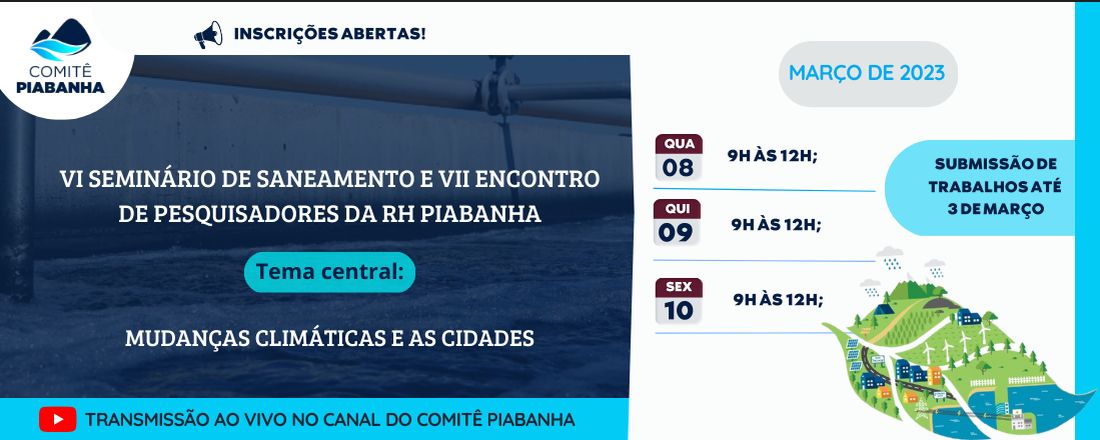 VI Seminário de Saneamento e VII Encontro de Pesquisadores do Comitê Piabanha