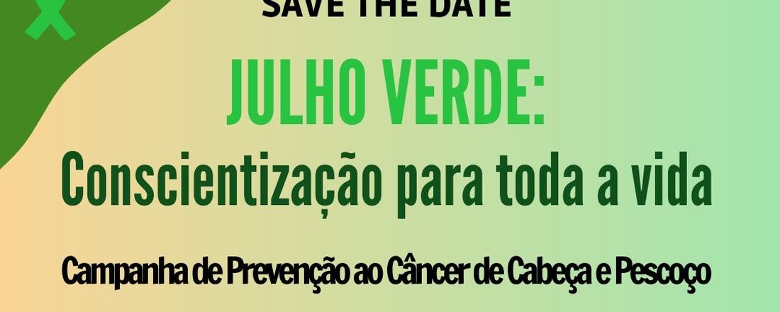 Julho Verde: uma conscientização para toda a vida