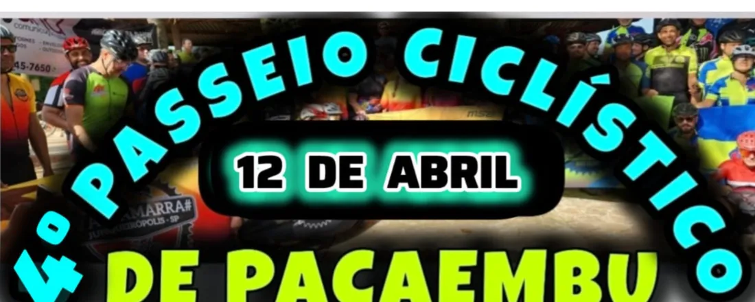 4° PASSEIO CICLÍSTICO DE PACAEMBU
