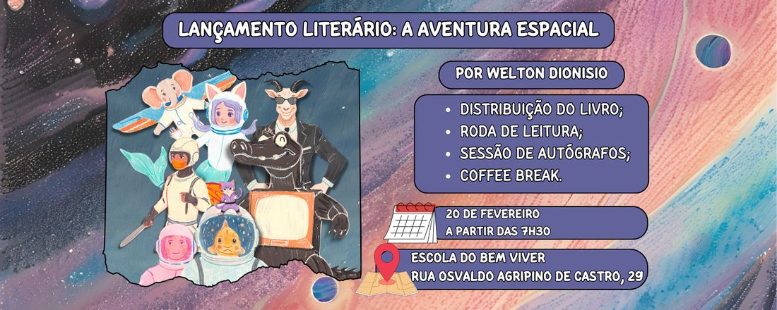Lançamento Literário: A Aventura Espacial