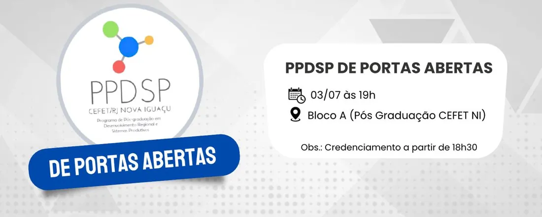 PPDSP de Portas Abertas