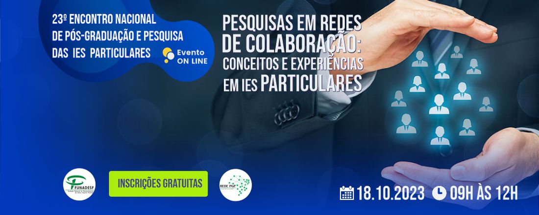 23º ENCONTRO NACIONAL DE PÓS-GRADUAÇÃO E PESQUISA DAS IES PARTICULARES