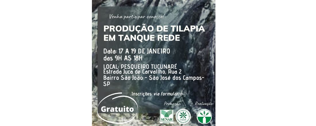 PRODUÇÃO DE TILÁPIA EM TANQUE REDE