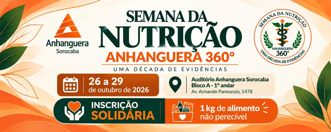 Semana Acadêmica de Nutrição - Anhanguera Sorocaba