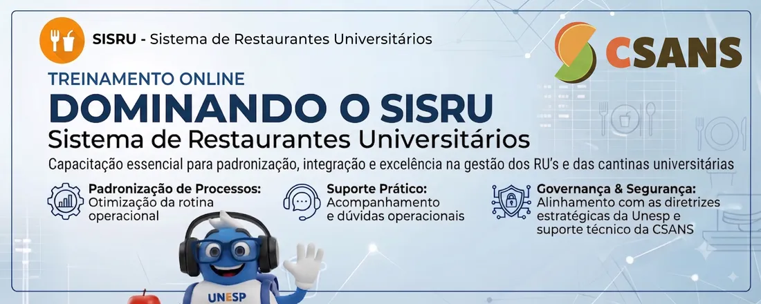 Treinamento Online: Dominando o SISRU (Sistema de Restaurantes Universitários)