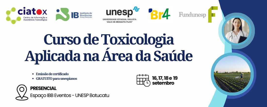 Curso de Toxicologia Aplicada na Área da Saúde