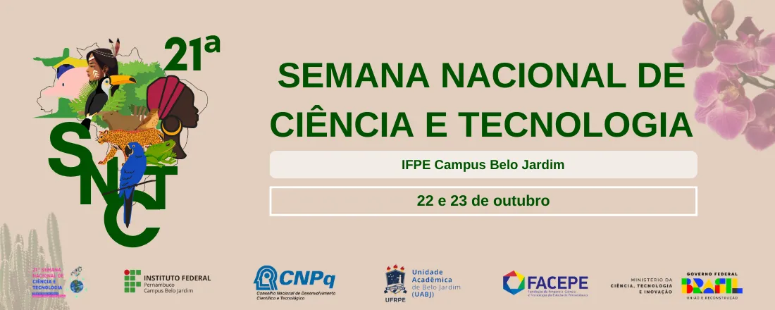 21ª Semana Nacional de Ciência e Tecnologia IFPE Belo Jardim