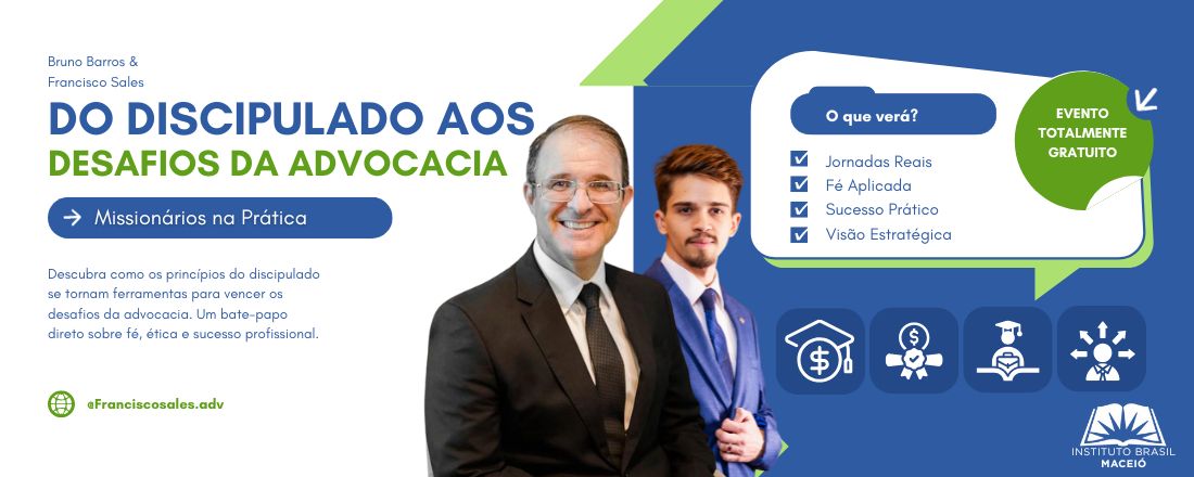 Do Discipulado aos Desafios da Advocacia - Missionários na Prática