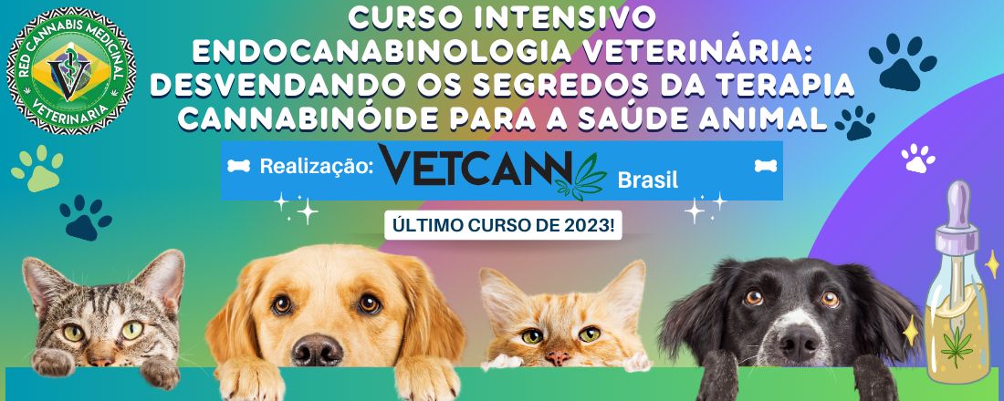 Curso Intensivo  Endocanabinologia Veterinária: Desvendando os Segredos da Terapia Cannabinóide para a Saúde Animal