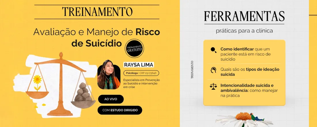 Treinamento Avaliação e Manejo do Risco de Suicídio