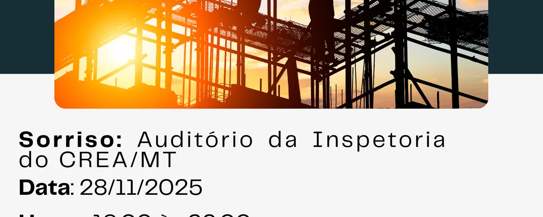 VI SEMINÁRIO DE INSPEÇÃO E MANUTENÇÃO PREDIAL - SORRISO