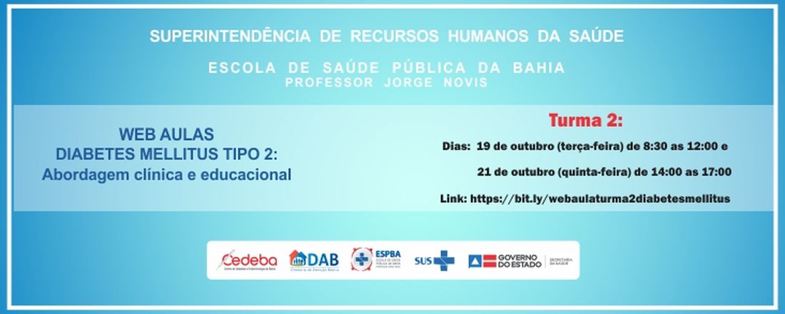 Diabetes Tipo 2: Uma Abordagem Clínica e Educacional - Turma 02